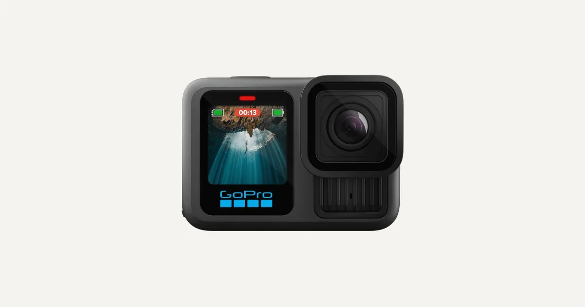 GoPro HERO13 Black shown in the manufacturer's product photograph.