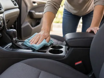 Cleaning Out Car