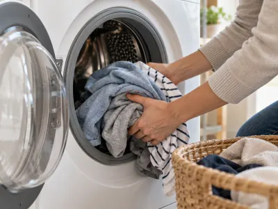 Loading the Laundry Machine