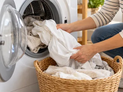 Unloading the Laundry Machine
