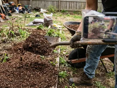 Shovel / Spread Mulch