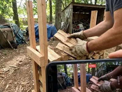 Stack firewood